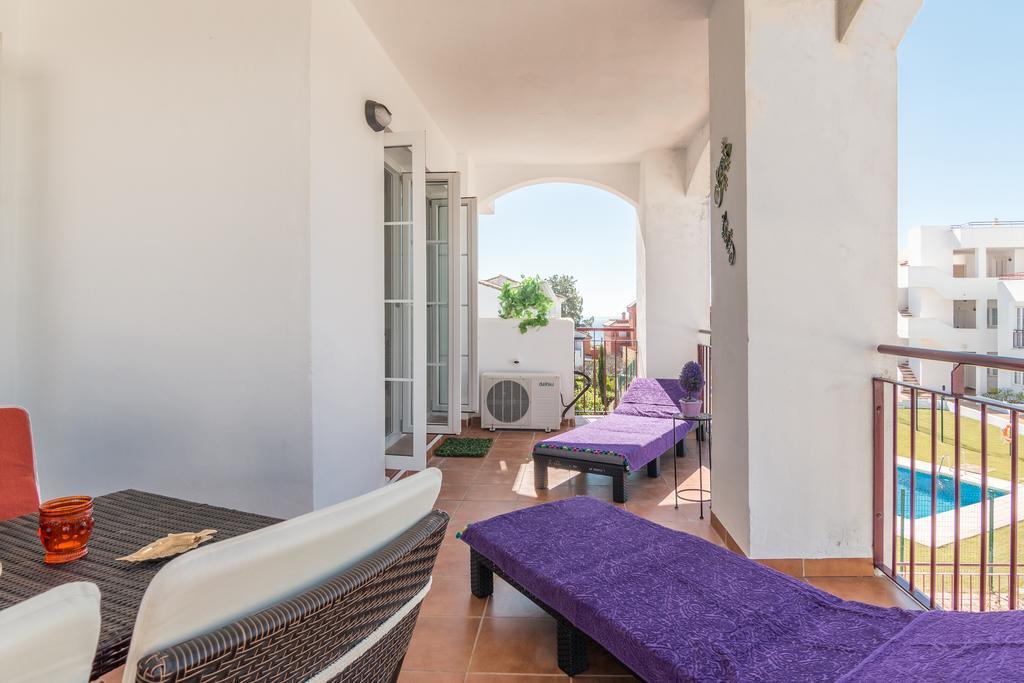 2144-Superb 2 Bedrooms With Terrace And Pool Manilva Bagian luar foto